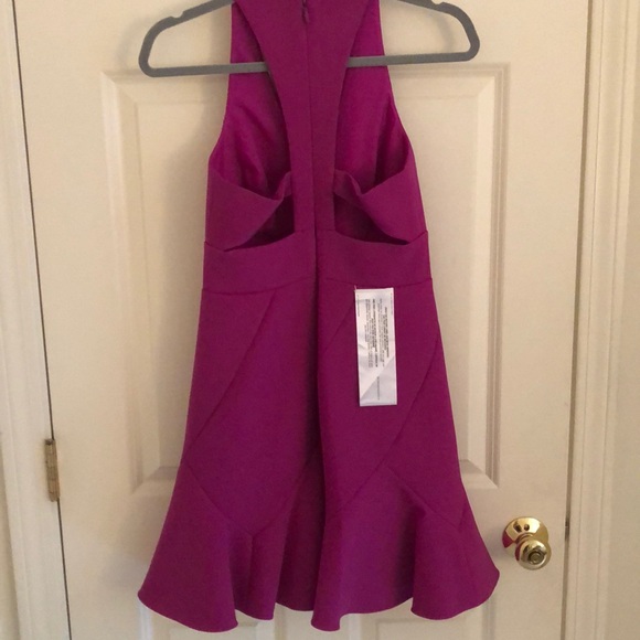 BCBGMAXAZRIA Magenta Dolle Cocktail Dress Size 2 - Picture 4 of 5